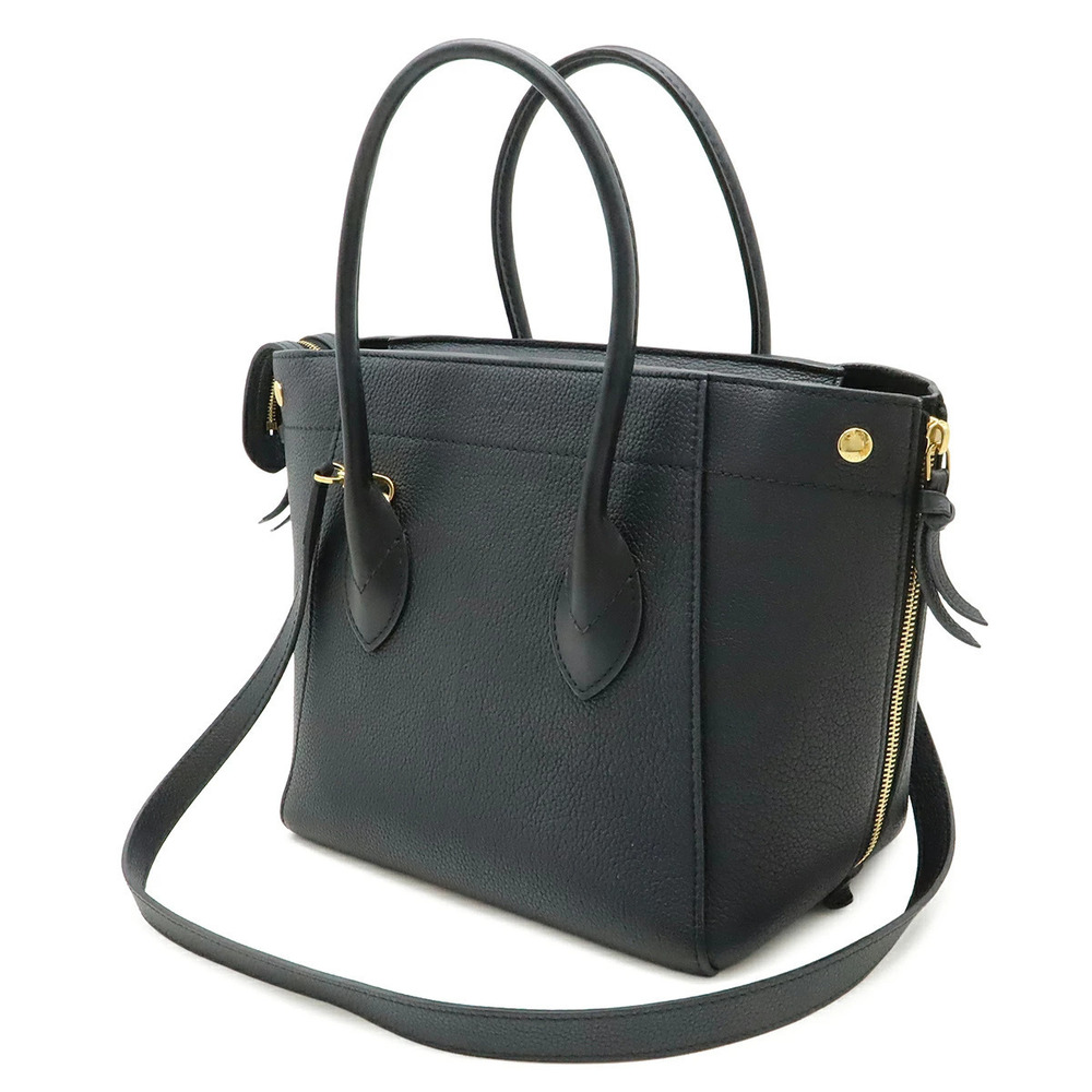 Louis Vuitton Shoulder Noir Black 2way Bag Freedom Taurillon Leather Black